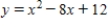 Find any x- or y-intercepts for the graph of the equation   . ​ A) x-intercepts: (0, 12)  y-intercepts: (2, 0) , (6, 0)  B) x-intercepts: (-2, 0) , (-6, 0)  y-intercepts: (0, 12)  C) x-intercepts: (2, 0) , (6, 0)  y-intercepts: none D) x-intercepts: (0, 2) , (0, 6)  y-intercepts: (12, 0)  E) x-intercepts: (2, 0) , (6, 0)  y-intercepts: (0, 12) 