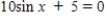 Solve the following equation. ​ ​   ​ A) ​   B) ​   C) ​   D) ​   E) ​  