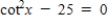 Use inverse functions where needed to find all solutions of the equation in the interval [0, 2π) . ​   ​ A)    B) ​   C) ​   D) ​   E) ​  