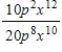 Write the following exponential expression in simplest form. ​   ​ A)    B)    C)    D)    E)   