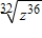 Reduce the index of the radical.   ​ A)    B)    C)    D)    E)   