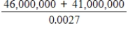 Use a calculator to evaluate the expression.(Round your answer to three decimal places.)    ​ A) 1.523 × 10<sup>10</sup> B) 1.523 × 10<sup>11</sup> C) 3.222 × 10<sup>9</sup> D) 3.222 × 10<sup>11</sup> E) 3.222 × 10<sup>10</sup>