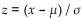 <strong>The distribution of certain test scores is a nonstandard normal distribution with a mean of 50 and a standard deviation of 6. What are the values of the mean and standard deviation after all test scores have been Standardized by converting them to z-scores using ?</strong> A) The mean is 10 and the standard deviation is 100. B) The mean is 0 and the standard deviation is 1. C) The mean is 100 and the standard deviation is 10. D) The mean is 1 and the standard deviation is 0.