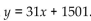 <strong>Analysis of the data from 25 mothers indicates that an infant's birth weight (g), y, can be estimated by a mother's weight (kg), x, using the regression equation For every ________ kg increase in a mother's Weight, the infant's birth weight increases by ________ g.</strong> A) 1501; 31 B) 31; 1501 C) 1; 31 D) 31; 1