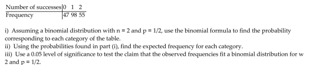 Provide an appropriate response. An observed frequency distribution is as follows: =