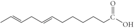 What type of lipid is the following compound?   A)  steroid B)  phospholipid C)  glycolipid D)  fatty acid E)  triglyceride