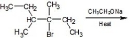 Identify the major product in the following reaction:   A)    B)    C)    D)    E)   
