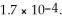Calculate the molar solubility of thallium chloride (TlCl)  in 0. 50 mol L<sup>-1</sup> NaCl at 25 °C. K<sub>sp</sub> for TlCl is   A)  8.5 × 10<sup>-5</sup> mol L<sup>-1</sup> B)  3.4 × 10<sup>-</sup><sup>4</sup> mol L<sup>-1</sup> C)  9.2 × 10<sup>-3</sup> mol L<sup>-1</sup> D)  1.3 × 10<sup>-2</sup> mol L<sup>-1</sup>
