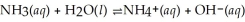 Determine the ammonia concentration of an aqueous solution that has a pH of 11. 00. The equation for the dissociation of NH<sub>3</sub> (K<sub>b </sub>= 1.8 × 10<sup>-5</sup>)  is below:   A)  3.0 mol L<sup>-1</sup> B)  0. 056 mol L<sup>-1</sup> C)  1.8 × 10<sup>-</sup><sup>2</sup> mol L<sup>-1</sup> D)  1.0 × 10<sup>-3</sup> mol L<sup>-1</sup>
