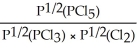 Express the equilibrium constant for the following reaction: PCl<sub>5</sub>(g)  ⇌ PCl<sub>3</sub>(g)  + Cl<sub>2</sub>(g)  A)  K<sub>P</sub> =   B)  K<sub>P</sub> =   C)  K<sub>P</sub> =   D)  K<sub>P</sub> =   E)  K<sub>P</sub> =  