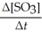 Given the following balanced equation, determine the rate of reaction with respect to [SO<sub>3</sub>]. 2SO<sub>2</sub>(g)  + O<sub>2</sub>(g)  → 2SO<sub>3</sub>(g)  A)  Rate = -     B)  Rate = +     C)  Rate = -   D)  Rate = +   E)  It is not possible to determine the answer without more information.