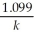 Derive an expression for a  1/3-life  for a first-order reaction. A)    B)    C)    D)    E)   