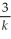 Derive an expression for a  1/3-life  for a first-order reaction. A)    B)    C)    D)    E)   