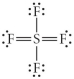 Choose the best Lewis structure for SF<sub>4</sub>. A)    B)    C)    D)    E)   