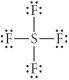 Choose the best Lewis structure for SF<sub>4</sub>. A)    B)    C)    D)    E)   