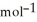 When 1.50 mol of CH<sub>4</sub>(g)  reacts with excess Cl<sub>2</sub>(g)  at constant pressure according to the chemical equation shown below, 1062 kJ of heat are released. Calculate the value of ΔH for this reaction, as written.  2CH<sub>4</sub>(g)  + 3Cl<sub>2</sub>(g)  → 2CHCl<sub>3</sub>(l)  + 3H<sub>2</sub>(g)    H° = ? A)  -1420 kJ   B)  -708 kJ   C)  +708 kJ   D)  +1420 kJ  