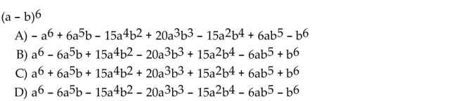Expand the binomial.