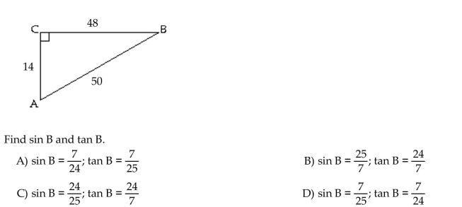 Find the exact values of the indicated trigonometric functions. Write fractions in lowest terms.