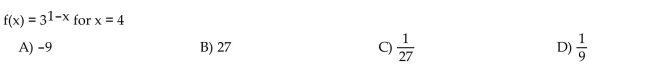 Compute the exact value of the function for the given x-value without using a calculator.