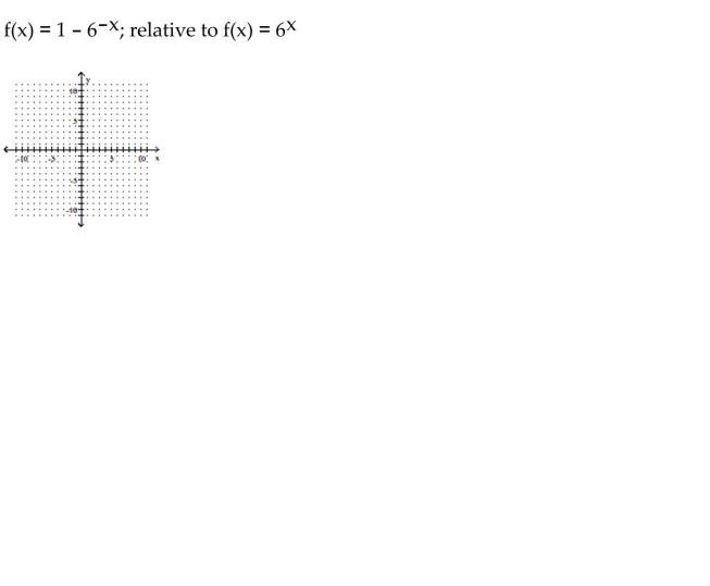 Graph the function. Describe its position relative to the graph of the indicated basic function.
