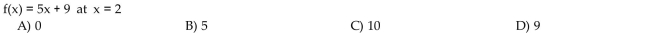 Find the derivative of the function at the specified point.