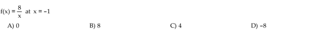 Find the derivative of the function at the specified point.