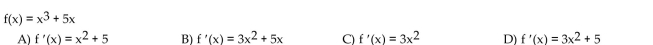 Find the derivative of the function using the definition of derivative.