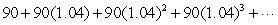 Find the sum of   . If it does not exist, enter  DNE .