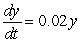 A quantity y satisfies the differential equation   . Thus, y is decreasing when y is ________(less/greater) than _____.
