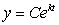If   is a solution to the differential equation   and y = 20 when t = 0, then k = _____ and C = _____.
