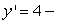 Which of the following slope fields goes with the differential equation   y?  