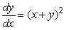 Which of the following equations corresponds with the slope field shown below? I.   II.   III.   IV. None of them  
