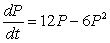 The logistic model for a population's growth is   , where P is the size of the population in millions at any time t, measured in years. What is the size of the population when the rate of increase starts to decrease?