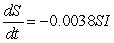 For a new strain of the flu, the differential equations are:   and   . What is   ? A)    B)    C)    D)   