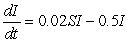 For the strain of the flu modeled by the differential equations     , does the disease spread if initially   ?