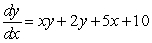Solve the differential equation using separation of variables.   A)    B)    C)    D)   