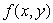 A table of values for   is given below. Is f<sub>x</sub> positive or negative?  