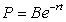 The amount of principal, $P, needed to obtain a balance of $B after t years at r % interest, compounded continuously, is given by the formula   . Which of the following gives the amount principal can be changed by and still maintain the same balance if there is an increase of 1% in the interest rate? A) -Br   B)    C) -Bt   D)   