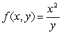 For   , calculate f<sub>xx</sub> (x,y).
