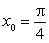 The following figure represents the function f, with   ,   and   A. Determine the first two positive x-intercepts of f. Separate them by a comma. B. What must the value of a be so that   ? C. If   , calculate   .  
