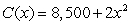 What quantity of gadgets should be produced to maximize profit if they sell for $500 per unit and the total cost (in dollars) of producing x units is given by   ? What is that profit?