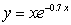 The following three equations are graphed in the figure. Which graph corresponds to equation C? A.   B.   C.    
