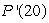 The population of a town is approximated by the function   , where t is the number of years since 1980. Find   . Round to the nearest whole number.