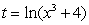 Find the first derivative of   . A)    B)    C)    D)   