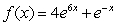 What is the equation of the tangent line to   at the point where x = 0?