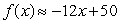 A linear approximation of   valid for x near 3 is given by  