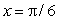 The equation of the tangent line to   at the point where   is given by   .