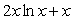 The first derivative of   is   .