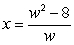 The first derivative of   is   .