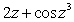 The first derivative of   is   .
